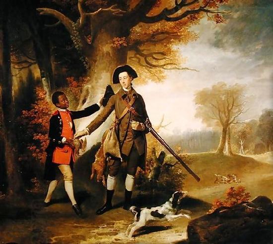 Johann Zoffany The Third Duke of Richmond out Shooting with his Servant China oil painting art
